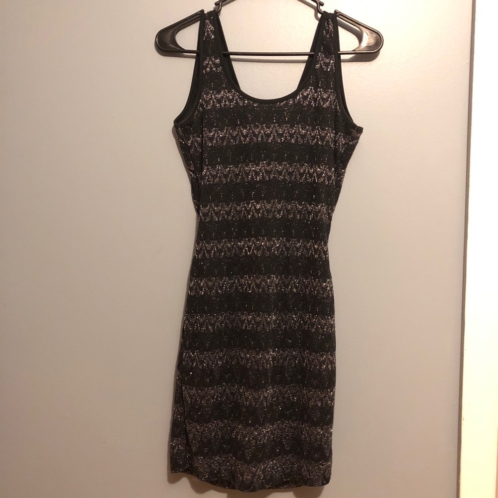 Rib Knot Back Tank Dress